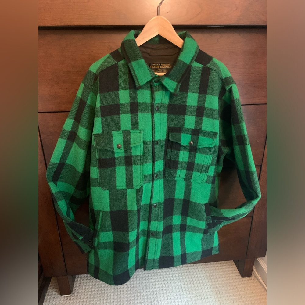 Filson Lined Mackinaw Jac Shirt New with Tags, Large
